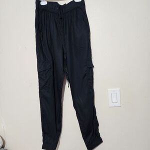 So Jogger For Women Size Small Color Black Elastic Waist High Waist
